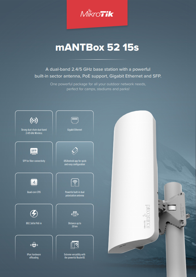 MikroTik mANTBox 52 15s MikroTik mANTBox 52 15s