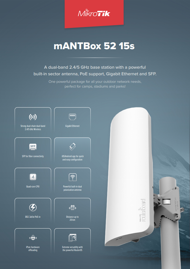 MikroTik mANTBox 52 15s