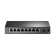 TP-LINK Switch TL-SF1008P, 8 port, 10/100 Mbps, POE