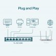 TP-LINK SWITCH TL-SG108E, 8 PORT, 10/100/1000 MBPS