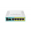 MikroTik Routerboard Hex PoE, RB960PGS, 800MHz, 128MB, 5xGigabit Ethernet, SFP, PoE in-out 802.11at, USB, L4