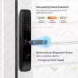 BMC Smart WiFi Κλειδαριά με κωδικό, αποτύπωμα, μπρελόκ και εφαρμογή ιδανικό για Airbnb - BS92L