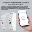 BMAC WiFi Ασφαλειοδιακόπτης 1P 63A με Ένδειξη Κατανάλωσης Ρεύματος, Συμβατό με Συσκευές Sonoff - SNS1-GR