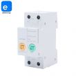 Smart Wi-Fi Ασφαλειοδιακόπτης Ράγας 2P 63A με Ρελέ Διαρροής και Ένδειξη Κατανάλωσης Ρεύματος, Συμβατός με Sonoff - RDCBC2L