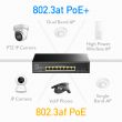 CUDY Switch GS1008PS2 8-Port Gigabit PoE+ Switch with 2 Gigabit SFP slots