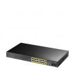 CUDY Switch  GS2018PS2 16-GbE PoE L2 Managed with 2-GbE and 2-SFP
