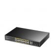 CUDY Switch GS1018PS2 16-GbE PoE with 2 Uplink GbE and 2 Uplink SFP