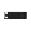 KINGSTON USB Stick Data Traveler DT70/64GB, USB 3.2 Type-C, Black