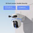 EZVIZ Wi-Fi Camera H9c 2K Dual Lens Pan Tilt Outdoor