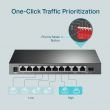 TP-LINK Switch TL-SG1210MP 10-Port Gigabit Desktop Switch with 8-Port PoE+