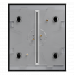 AJAX - CENTER BUTTON (2-GANG) BLACK