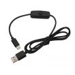 Universal USB Type C 5V 3A Charging Cable for Raspberry Pi 4 Power Cable with ON/OFF Switch
