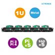 UCTRONICS 19 1U Rackmount for Raspberry Pi, SSD Bracket for Any 2.5