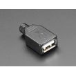 Adafruit USB DIY Connector Shell - Type A Socket