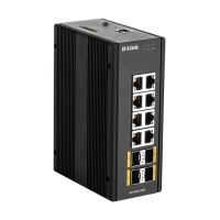 D-LINK DIS-300G-12SW INDUSTRIAL SWITCH 8X100/1000, 4xSFP