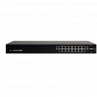 Ubiquiti EdgeSwitch, ES-16-150W, 16xGigabit, 2xSFP, POE+ IEEE 802.3at/af and 24V Passive PoE, 150W