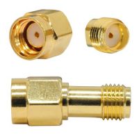 RPSMA male - SMA female connector