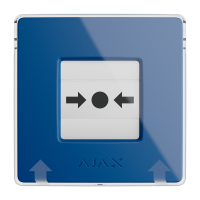 AJAX SYSTEMS - MANUAL CALL POINT (BLUE)