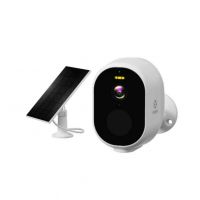 WOOX Ασύρματη WiFi Κάμερα με Μπαταρία 3MP με Ήχο  Έγχρωμη Νυχτερινή Λήψη και Ηλιακό Πάνελ - R4252W