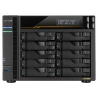 ASUSTOR NAS LOCKERSTOR 10 Gen3 AS6810T 10-BAY 3,5&apos;&apos;/4x M.2 NVMe slots/AMD Ryzen Quad-Core/16GB DDR5/2x 10 GbE, 2x5GbE Port