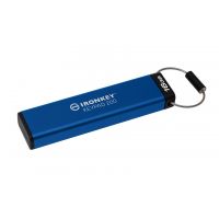 KINGSTON USB Stick IronKey Keypad 200 encrypted IKKP200/16GB, USB 3.2 Type A,Blue