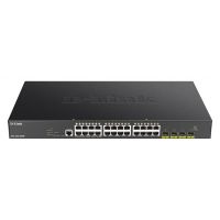 D-LINK Switch DGS-1250-28XMP 24 Gbit Port  4x10G SFP+ POE