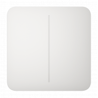 AJAX - SOLO BUTTON (2-GANG) WHITE