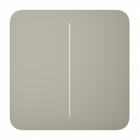 AJAX - SOLO BUTTON (2-GANG) OLIVE