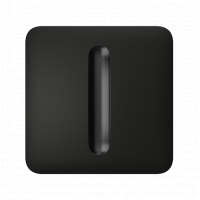 AJAX - SOLO BUTTON (DIMMER) BLACK