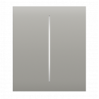 AJAX SYSTEMS - CENTER BUTTON (2-GANG) OYSTER