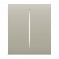 AJAX SYSTEMS - CENTER BUTTON (2-GANG) IVORY