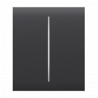 AJAX SYSTEMS - CENTER BUTTON (2-GANG) GRAPHITE
