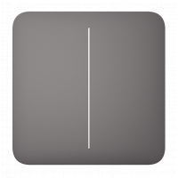 AJAX - SOLO BUTTON (2-GANG) GREY