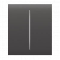 AJAX SYSTEMS - CENTER BUTTON (2-GANG) GREY