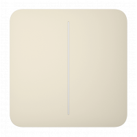 AJAX - SOLO BUTTON (2-GANG) IVORY