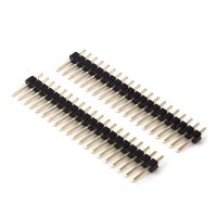 Pin Header 2x20 Male 2.54 mm Black