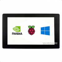 7inch Capacitive Touch Screen LCD (H) with Case, 1024×600, HDMI, IPS, Various Systems Support