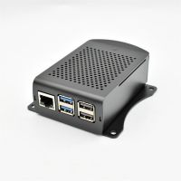 Aluminum Metal Case for Raspberry Pi 5 with mounting