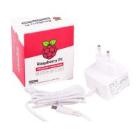 Raspberry Pi 4 Official μετασχηματιστής στα 3A (15,3W) USB-C (Άσπρος)