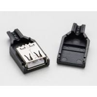 Adafruit USB DIY Connector Shell - Type A Socket