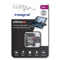 Integral microSDHC memory card 128GB INMSDX128G-100/90V30 (Raspberry Pi recommended)