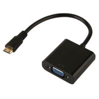 Adapter HDMI 1.4V(M) Mini / VGA DB15(F) - 0.20cm