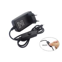 Power supply for Raspberry Pi 4 - 5V 3A Type-C adapter with on/off switch