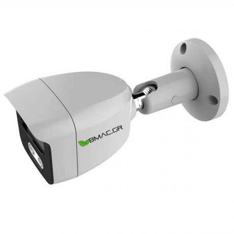 BMC IP Κάμερα PoE Ανάλυσης 2MP με Θερμό Φως για Έγχρωμη Νυχτερινή Λήψη- BMCAGC200WH