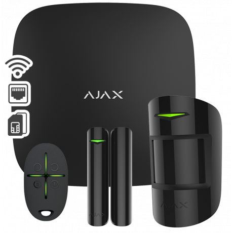 AJAX SYSTEMS - STARTER KIT PLUS BLACK