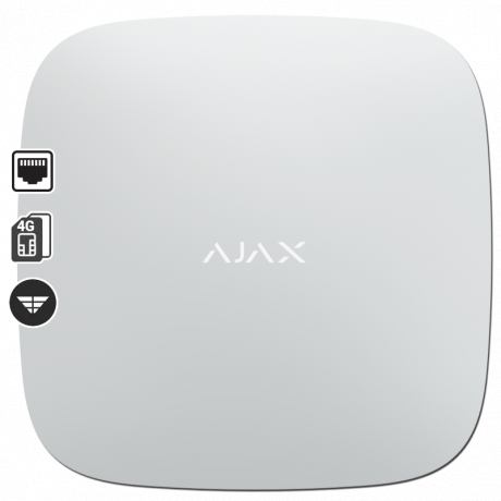 AJAX SYSTEMS - HUB 2 (4G) WHITE