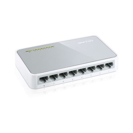 8-port Unmanaged 10/100M Desktop Switch (8x10/100M RJ45 ports)