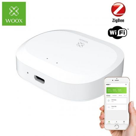 WOOX WiFi/ZigBee + Bluetooth Ασύρματο Gateway Χειρισμού Smart  Συσκευών-R7070 v2