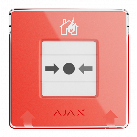 AJAX SYSTEMS - MANUAL CALL POINT (RED)