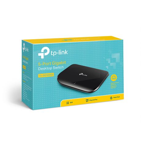 TP-LINK Switch TL-SG1005D, 5 port, 10/100/1000 Mbps